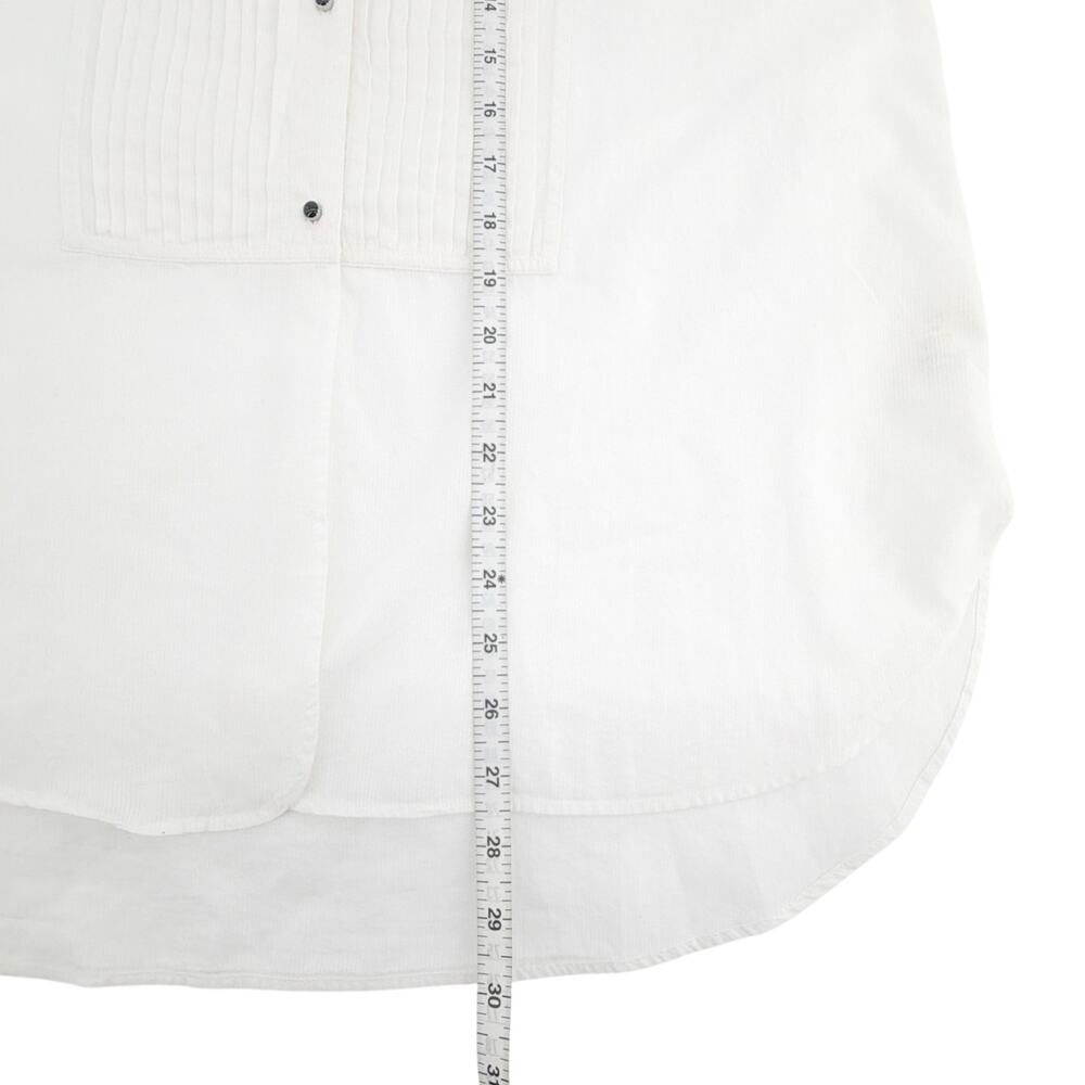 THE GREAT. The Classic Tux Top in White 1|S - Picture 12 of 13